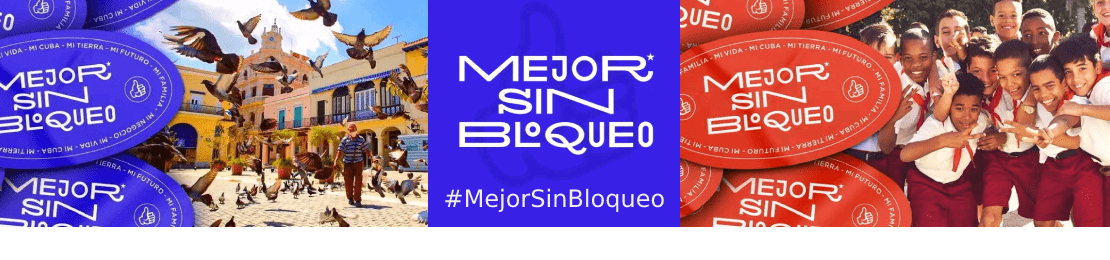 Banner contra el Bloqueo