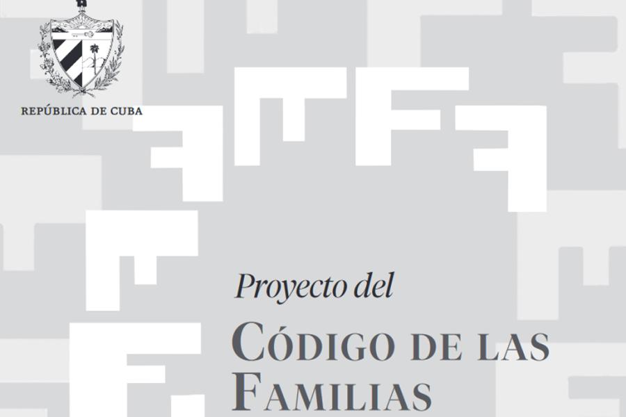 Portada de proyecto del Código de las Familias