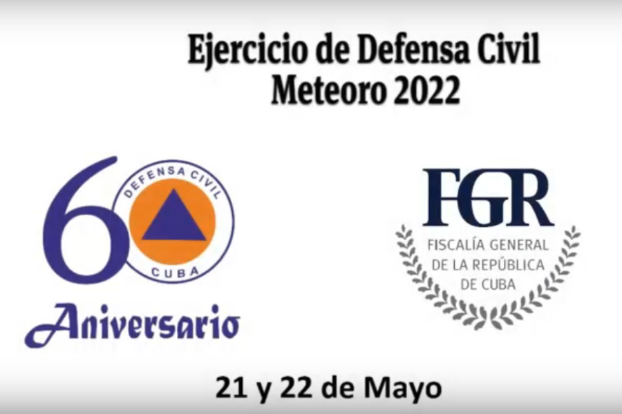 cartel de la Defensa Civil