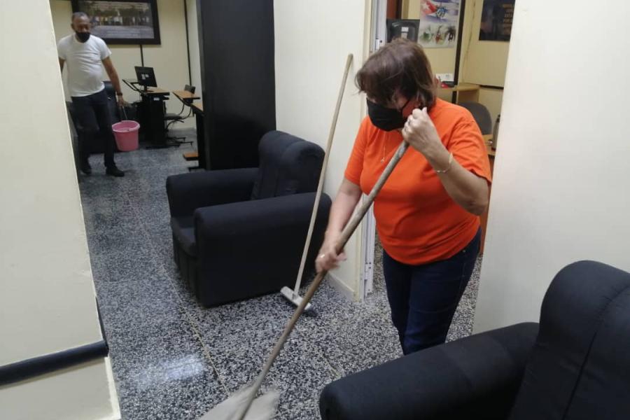 Ejercicio Meteoro 2022 en la Fiscalía Cubana