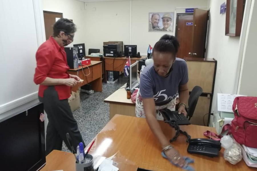 Ejercicio Meteoro 2022 en la Fiscalía Cubana
