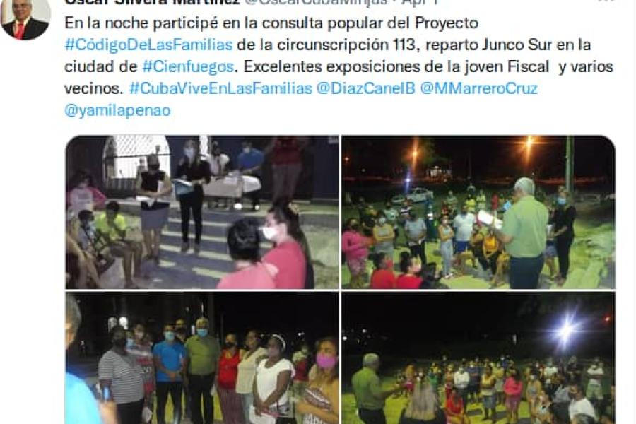 Proceso de Consulta Popular en Cienfuegos