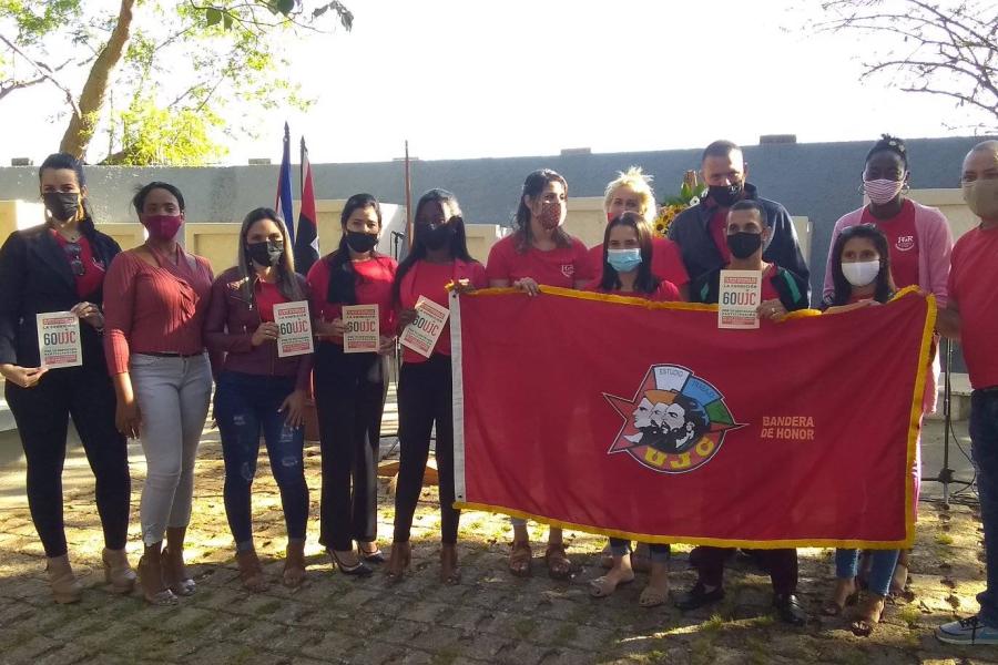 Recorrido de la bandera de la UJC por Artemisa