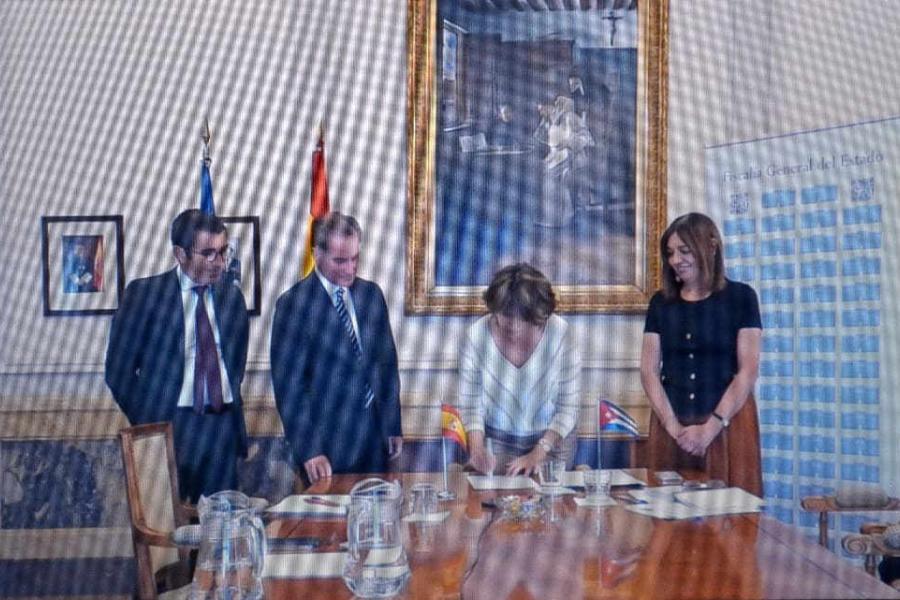 Un fructífero encuentro entre Fiscalía de Cuba y España