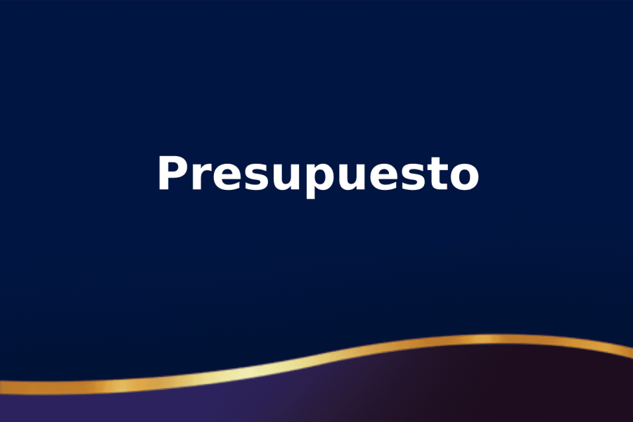 Cartel de Presupuesto