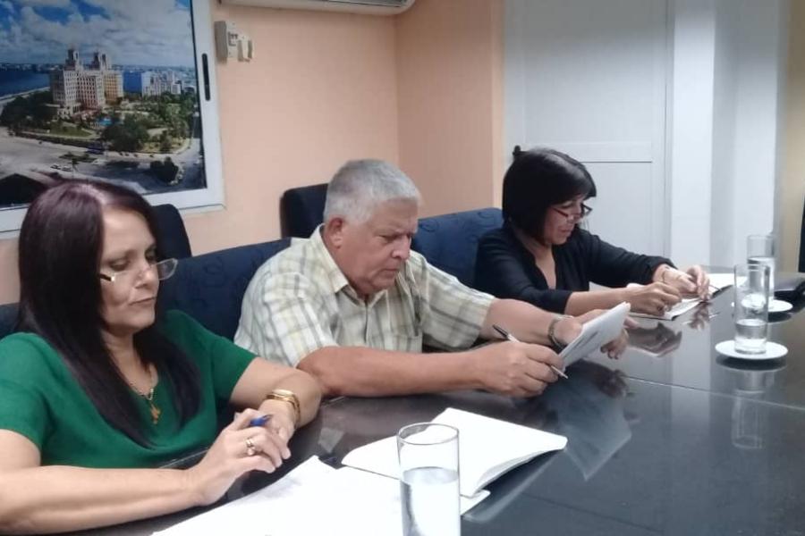 Encuentro con Fiscalía de La Habana