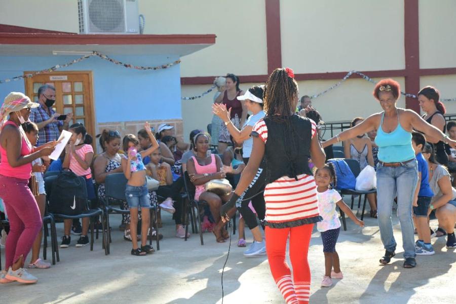 Actividad de los niños