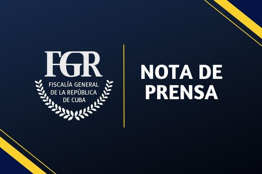 NOTA DE PRENSA