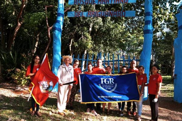 Recorrido de la bandera de la UJC por Artemisa