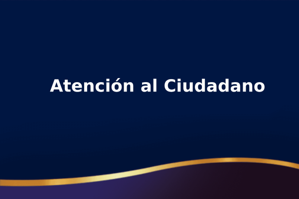 Cartel de Atención al Ciudadano