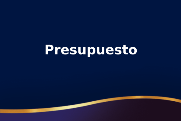Cartel de Presupuesto
