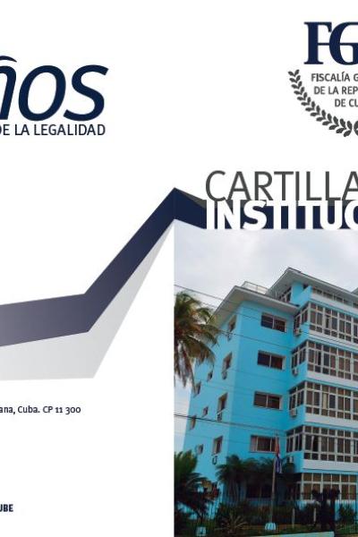 Cartilla Institucional de la Fiscalía General de la República