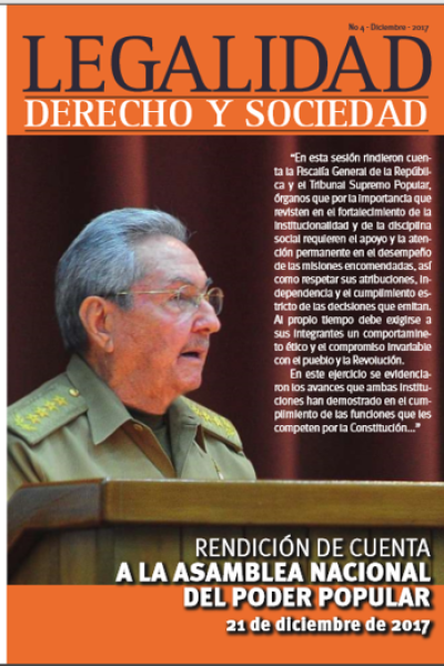 Revista “Legalidad, Derecho y Sociedad” No. 4 de 2017