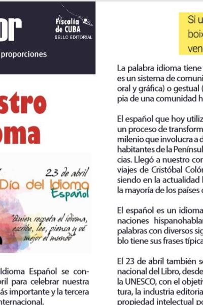 El Menor (Nuestro idioma)