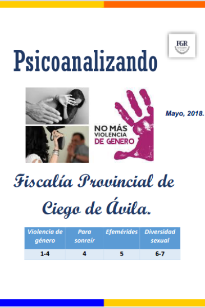 Portada Psicoanalizando mayo 2018
