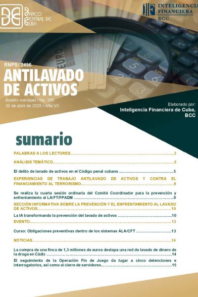 Boletín Antilavados